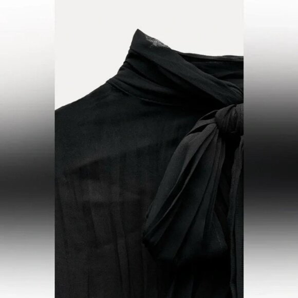 ZARA COMBINATION MINI DRESS - Picture 7 of 8